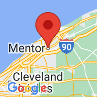 Map of Mentor, OH US